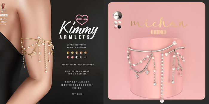 MICHAN - Kimmy Armlets - Silver