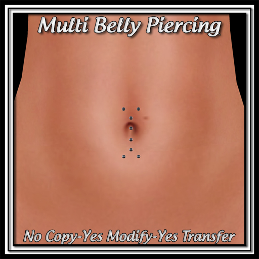 *ICED* Multi Belly Piercing 