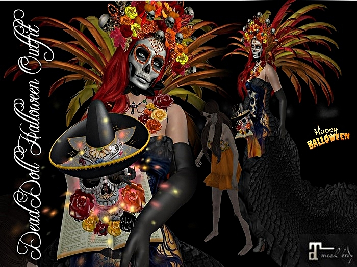 DEAD DOLL HALLOWEEN OUTFIT