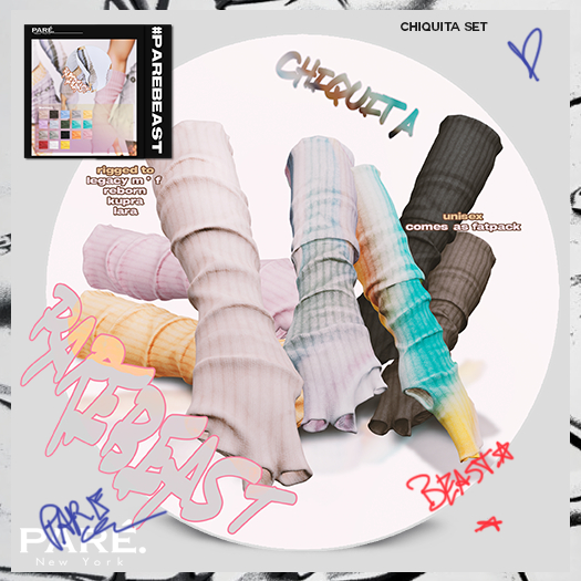 Pare.Chiquita Ribbed Warmers - Fatpack