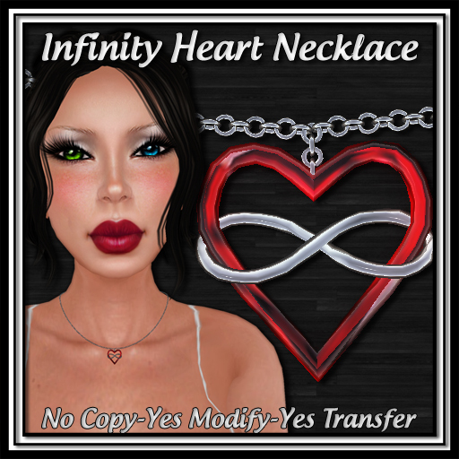 *ICED* Infinity Heart Necklace