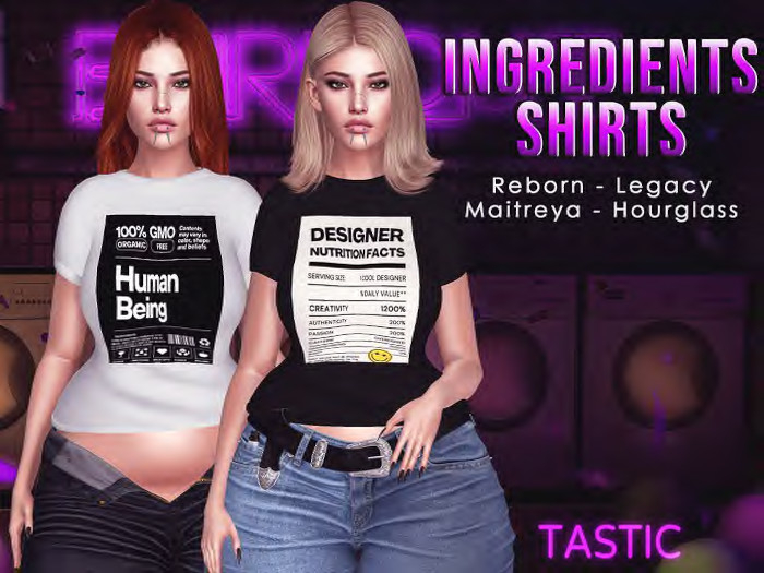 Tastic-Ingredients Shirts GIFT!