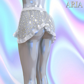 White Polka Skirt