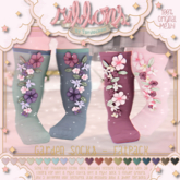 {Ribbons} Garden Socks {Luxury Package}