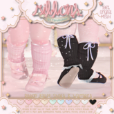 {Ribbons} Ribbon Ballet Shoes & Warmers {Luxury Package}