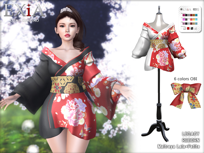 * EXiA * Uzme Kimono Red