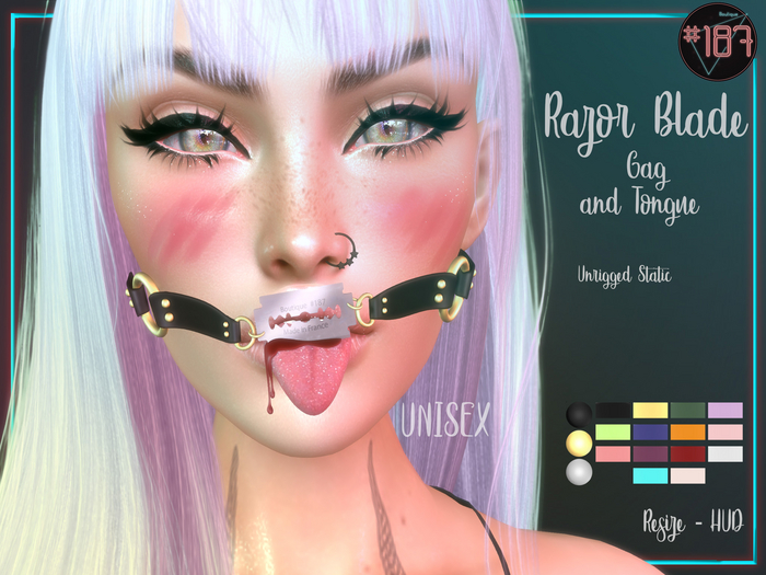 #187# Razor Blade Gag 