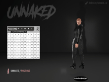 UNNAKED / SPINNER + POSE HUD