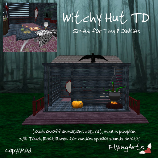 !FA! Witchy Hut Tiny Dinkies