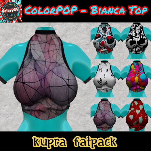 ColorPOP - Bianca Top - Kupra FATPACK