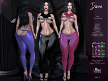 Fatpack Special, Divona Leggings and Top with Chain Accents. FX