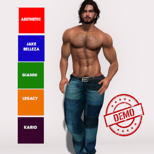 DEMO Vursachi Patchwork Denim Jeans