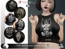 RAVE MooN ^^Gothic^^ pack  8 Tx Hud   Tank Tops