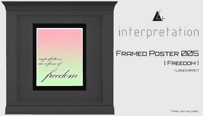[U4I] Framed Poster 005 - Freedom