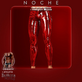 Noche. Latex Leggings Red