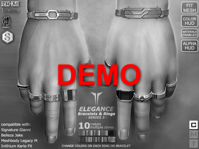 **RE** Elegance Bracelets & Rings - Series 3 DEMO