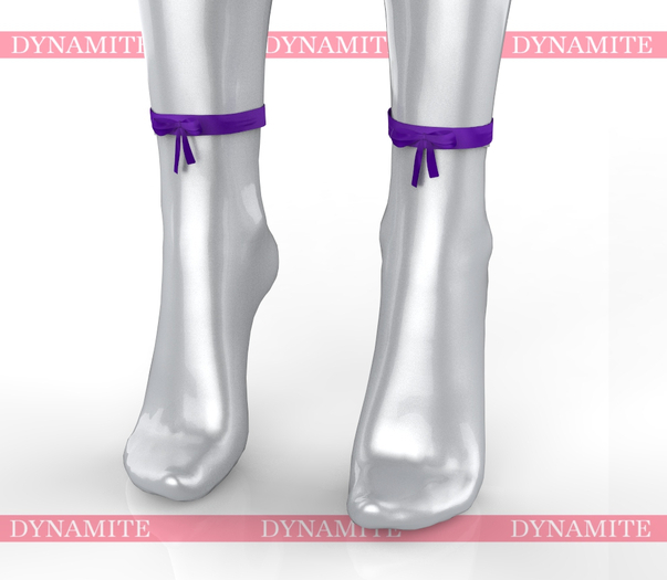 Purple Ankle Ribbon Maitreya