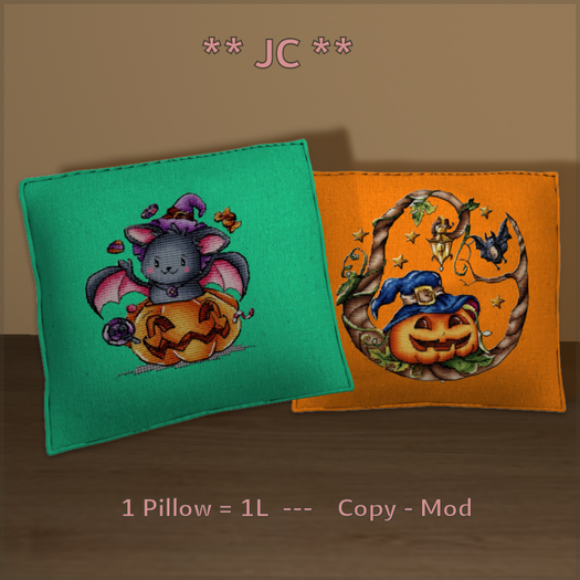 ** JC ** Halloween Pillow