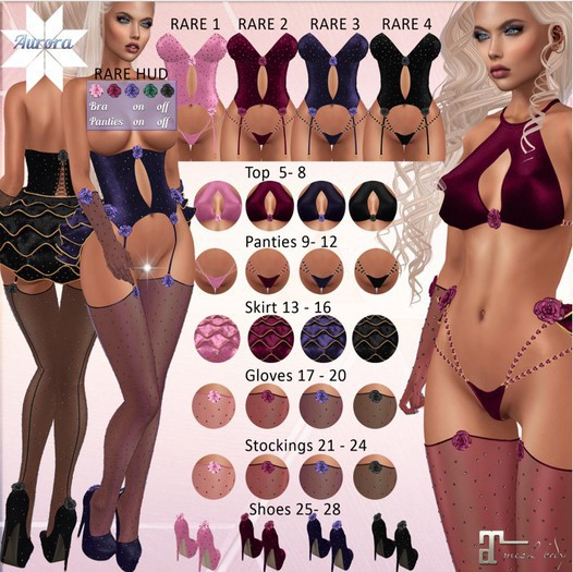 1. AURORA Sandra Body Pink RARE