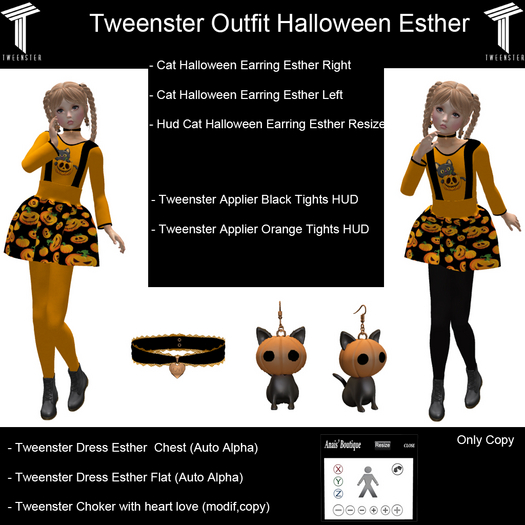Tweenster Outfit Halloween Esther