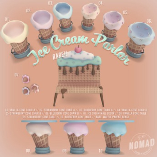 NOMAD // Waffle Parfait Bench RARE