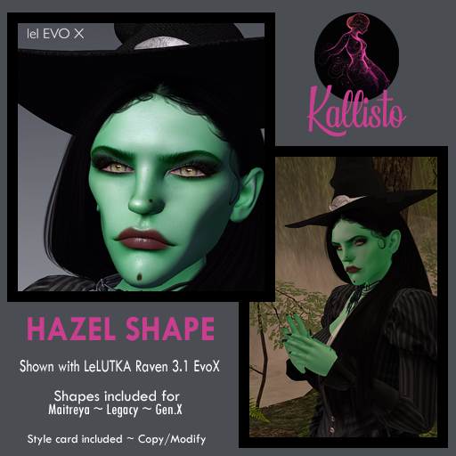 Kallisto ~ Hazel Shape