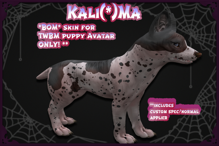 Kali(*)Ma TWBM Wolf Puppy Skin Spottycrest2