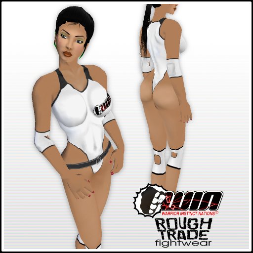 WIN White Rough Trade Fight Suit
