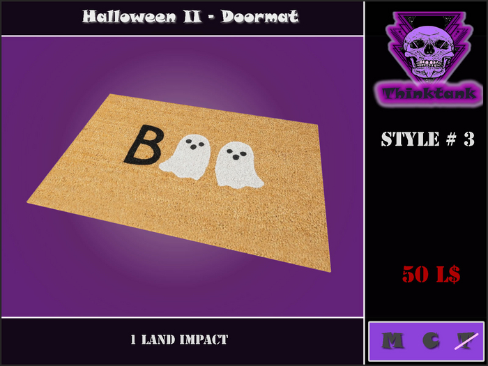 Halloween II - Doormat #3