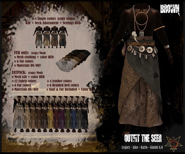//RKS// Outfit The Seer - Brown