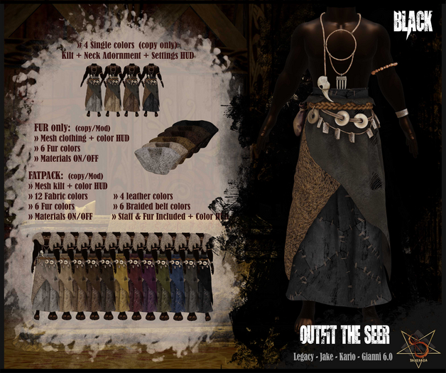 //RKS// Outfit The Seer - Black