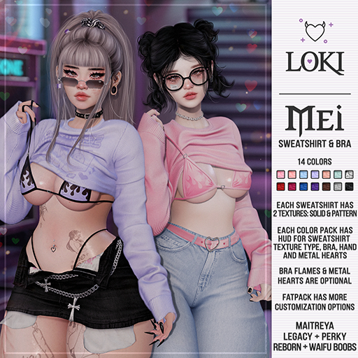 Loki - Mei Sweatshirt & Bra - FATPACK