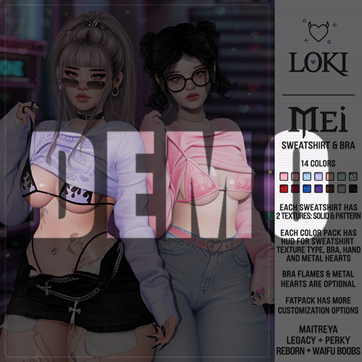 Loki - Mei Sweatshirt & Bra - DEMO