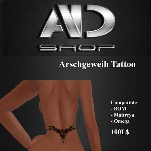 [AD ]Arschgeweih Tattoo BOM