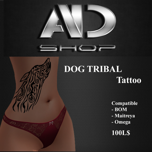 [AD] DOG Tribal TATTOO