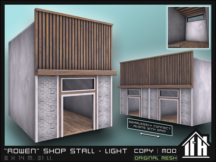 11th House - "Rowen" Shop Stall - Light - DEMO