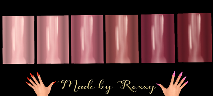 Made by Roxxy - Neutral Pinks REBORN Nails Hud