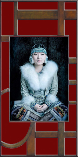 REAL WOMEN - EVENKI WOMAN - RED Frame