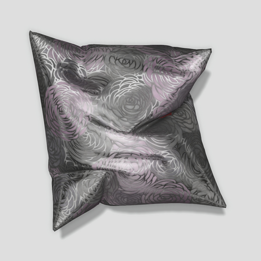 Pomegranate Bouquet Pillow - Lilac