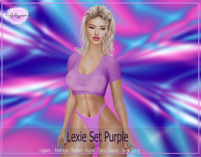 {Belissima} Lexie Set Purple