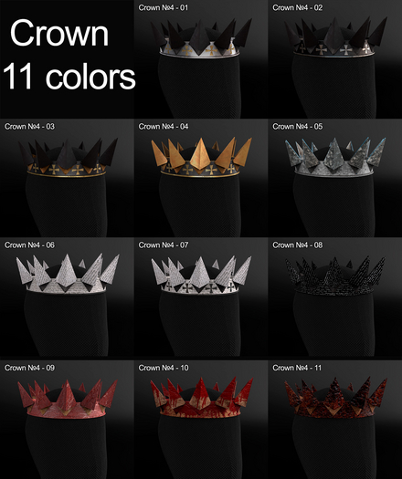 [GEZI] - Crown (4) FATPACK colors  11