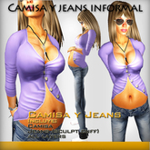 Camisa y Jeans Purpura