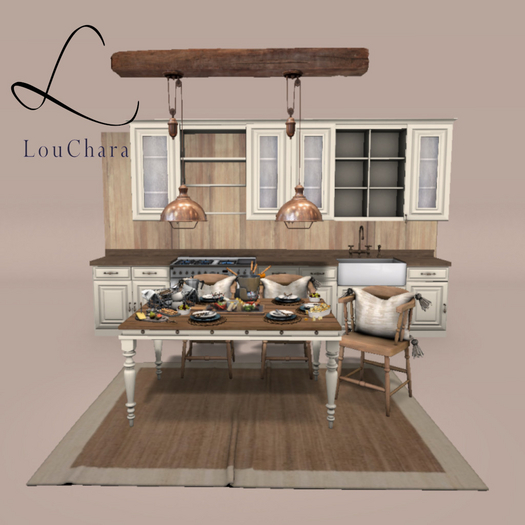 LouChara Freja Kitchen Diner Set 