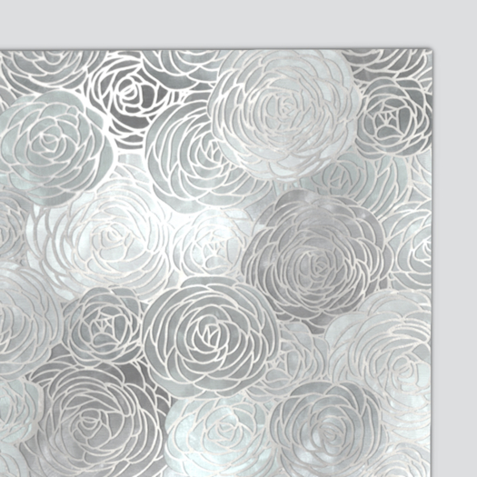 Pomegranate Bouquet Rug - Ice