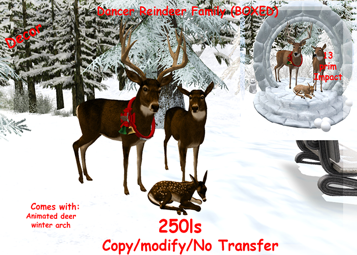 Dancer Reindeer Family (BOXED)