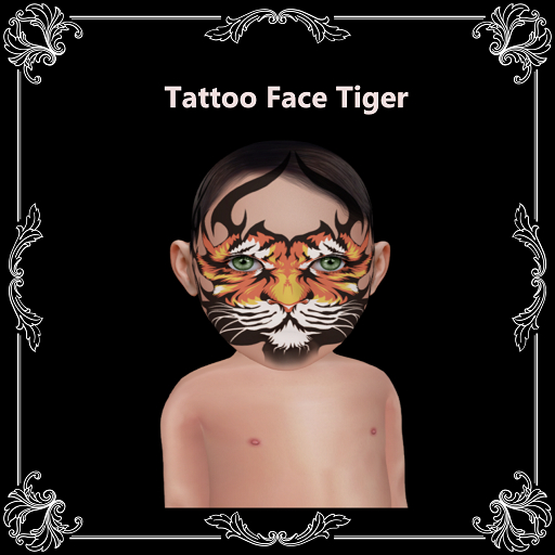 Tattoo face tiger