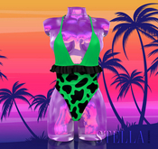 Green Spots Swim Suit Maitreya