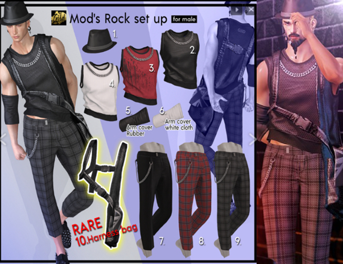 [Gild] Mod's Rock SET + RARE// jake