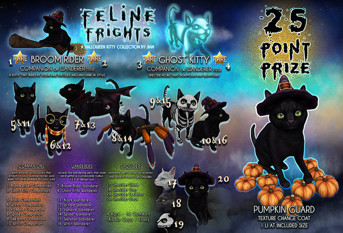 JIAN Feline Frights 16. Witch Wanderer BOX