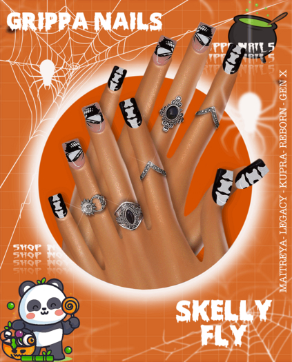 Grippa Shorties:: Skelly Fly Set